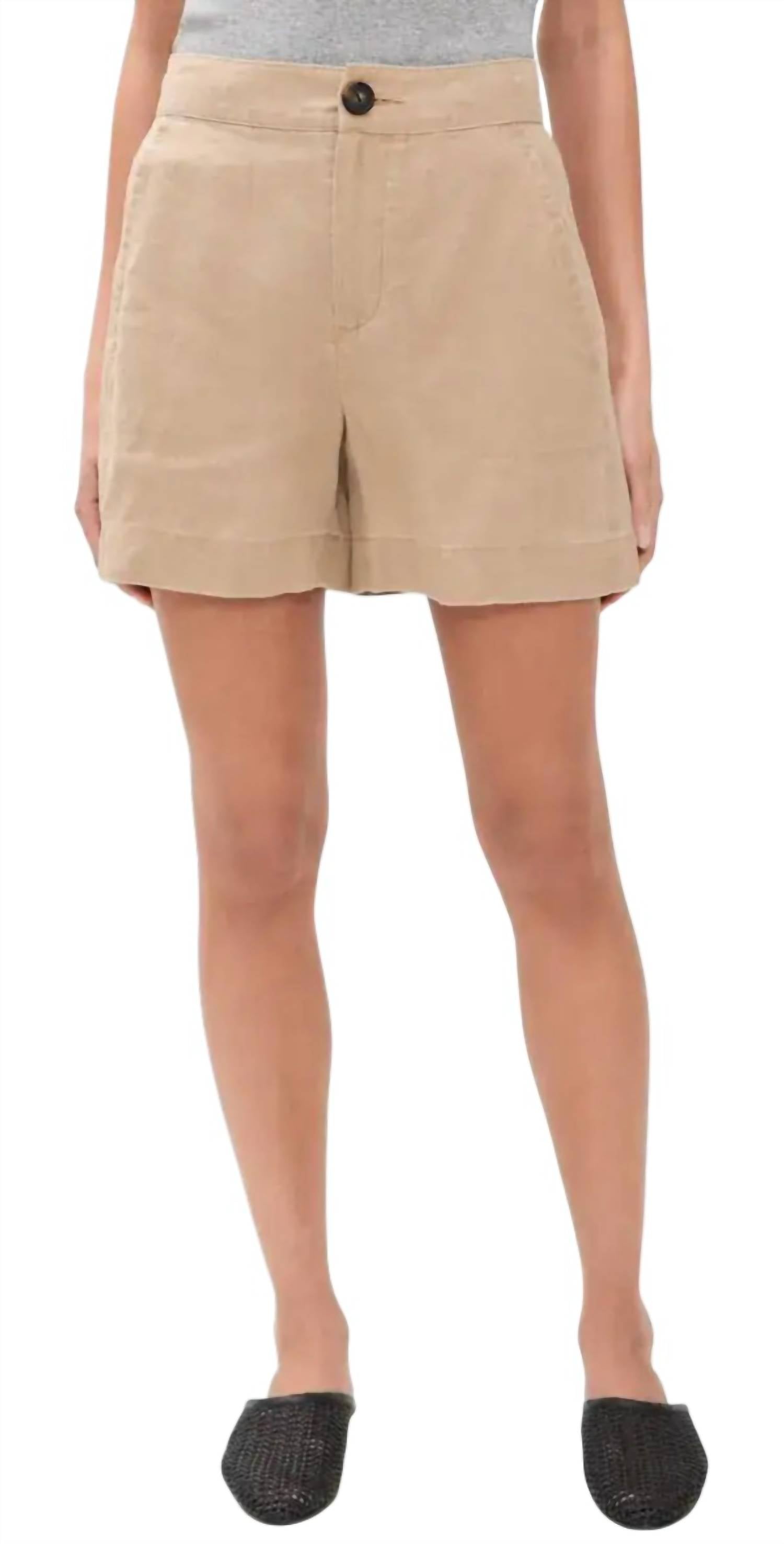 Vince - Mid Rise Hemp Shorts
