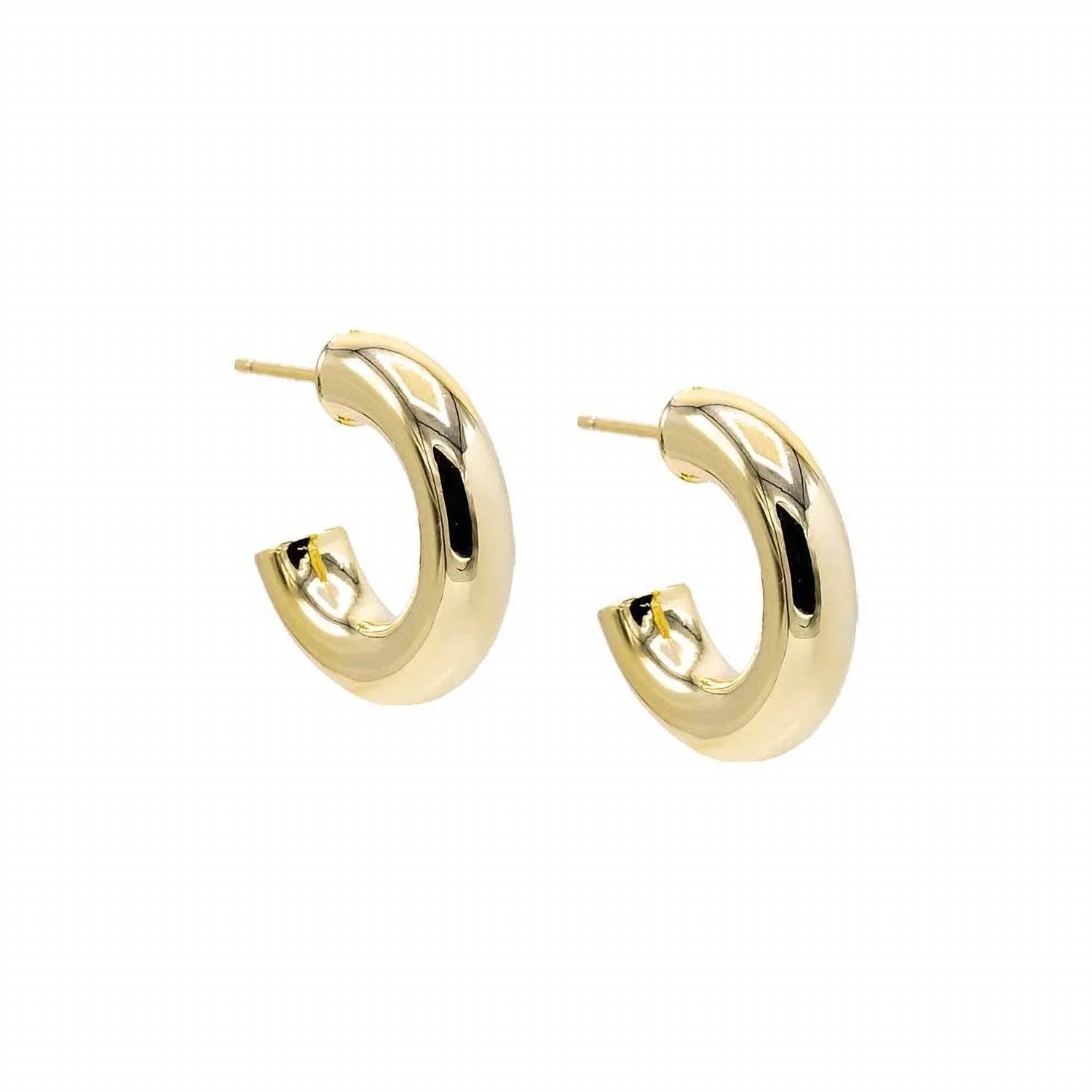 Bebe - Women's Chunky Hoops Earrings