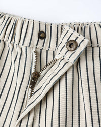 Rylee + Cru Baggy Pant in navy pinstripe - kids' jeans - view 4