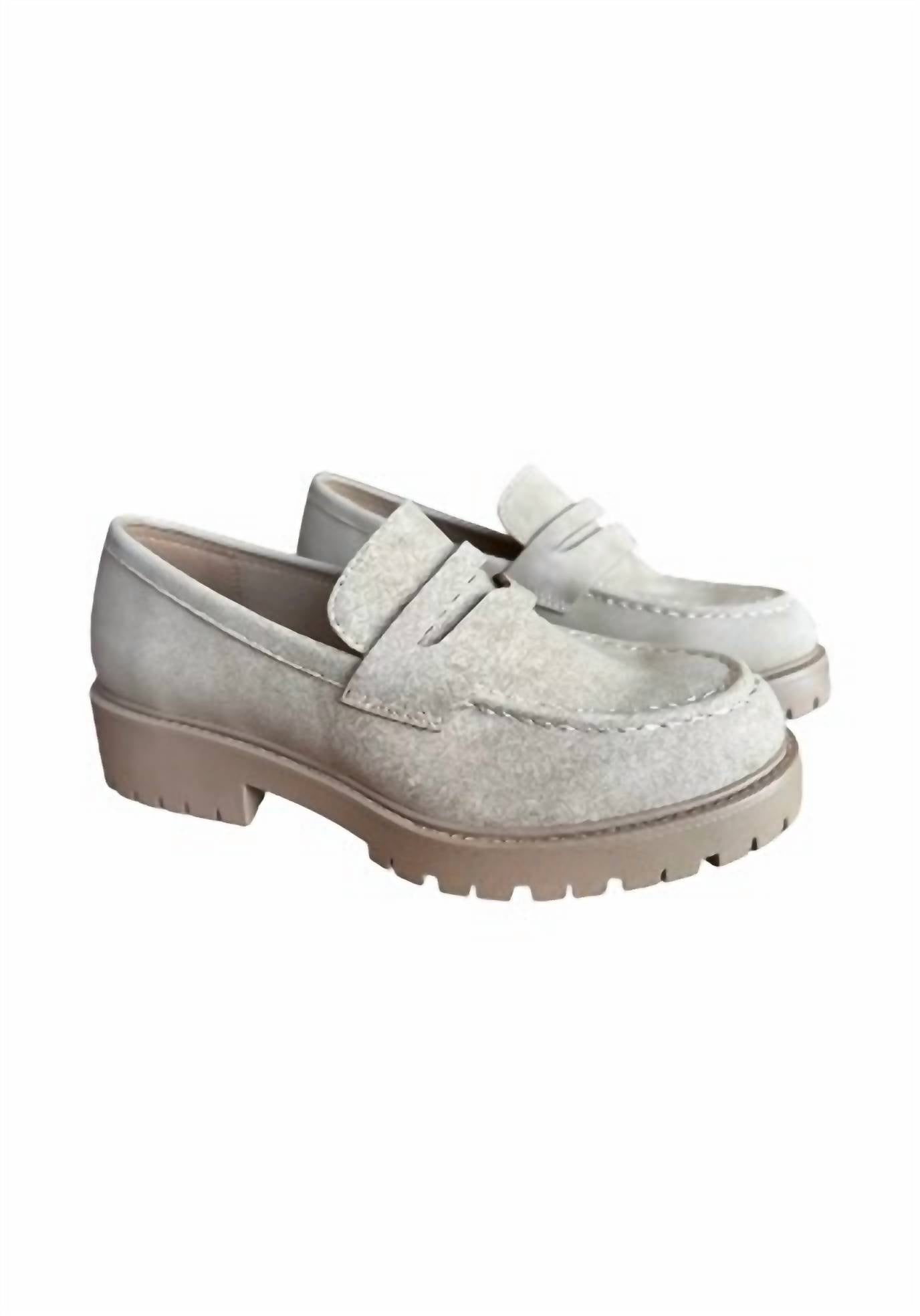 SODA Women's Hender Loafer in beige - women's flats
