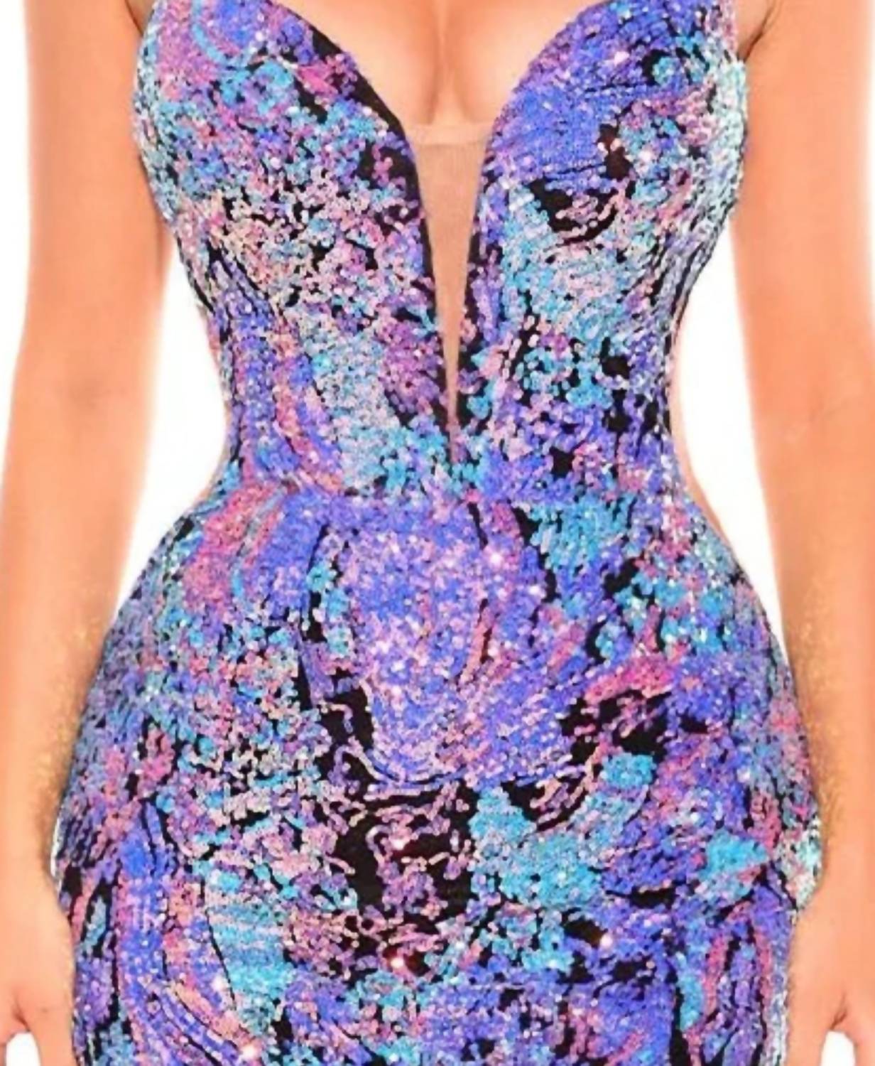 Amarra - Plunging Sweetheart Gown