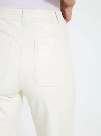 Lysse - High Waist Vegan Leather Wide Leg Pants