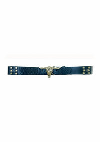 Kim White Handbags & Belts - Women's Steer Belt