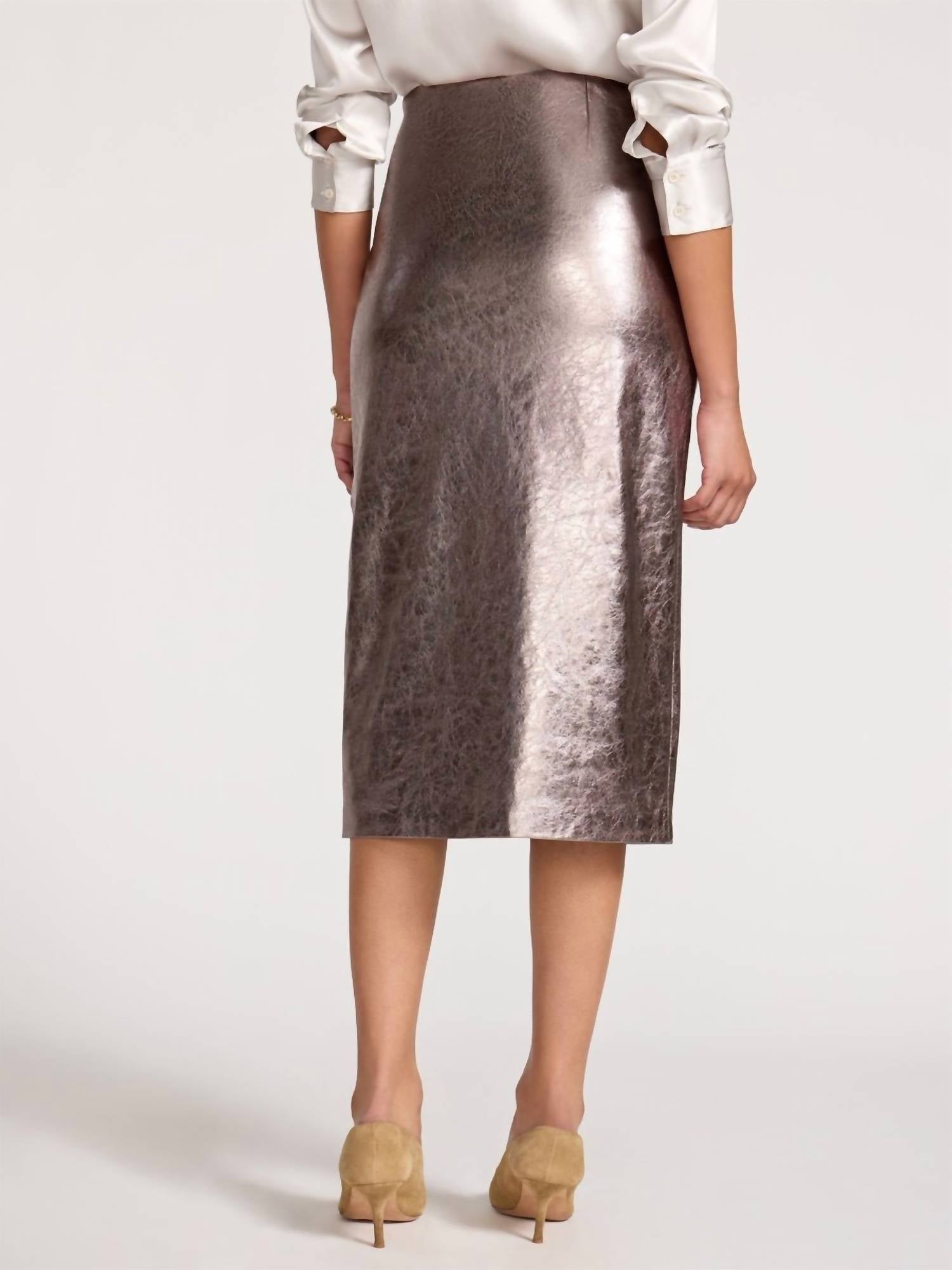 Brochu Walker - The Esme Metallic Skirt