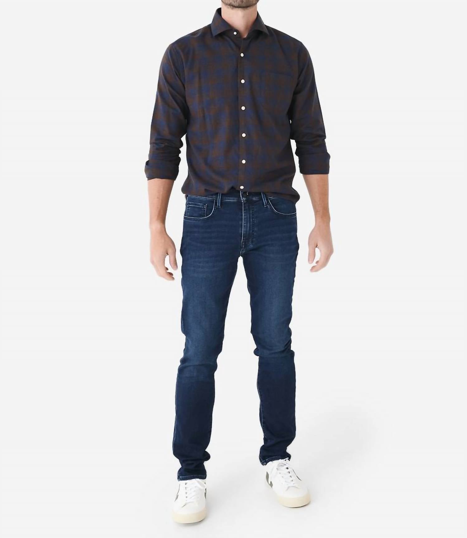 PETER MILLAR Men’s Button Down Shirt in navy - men's shirt