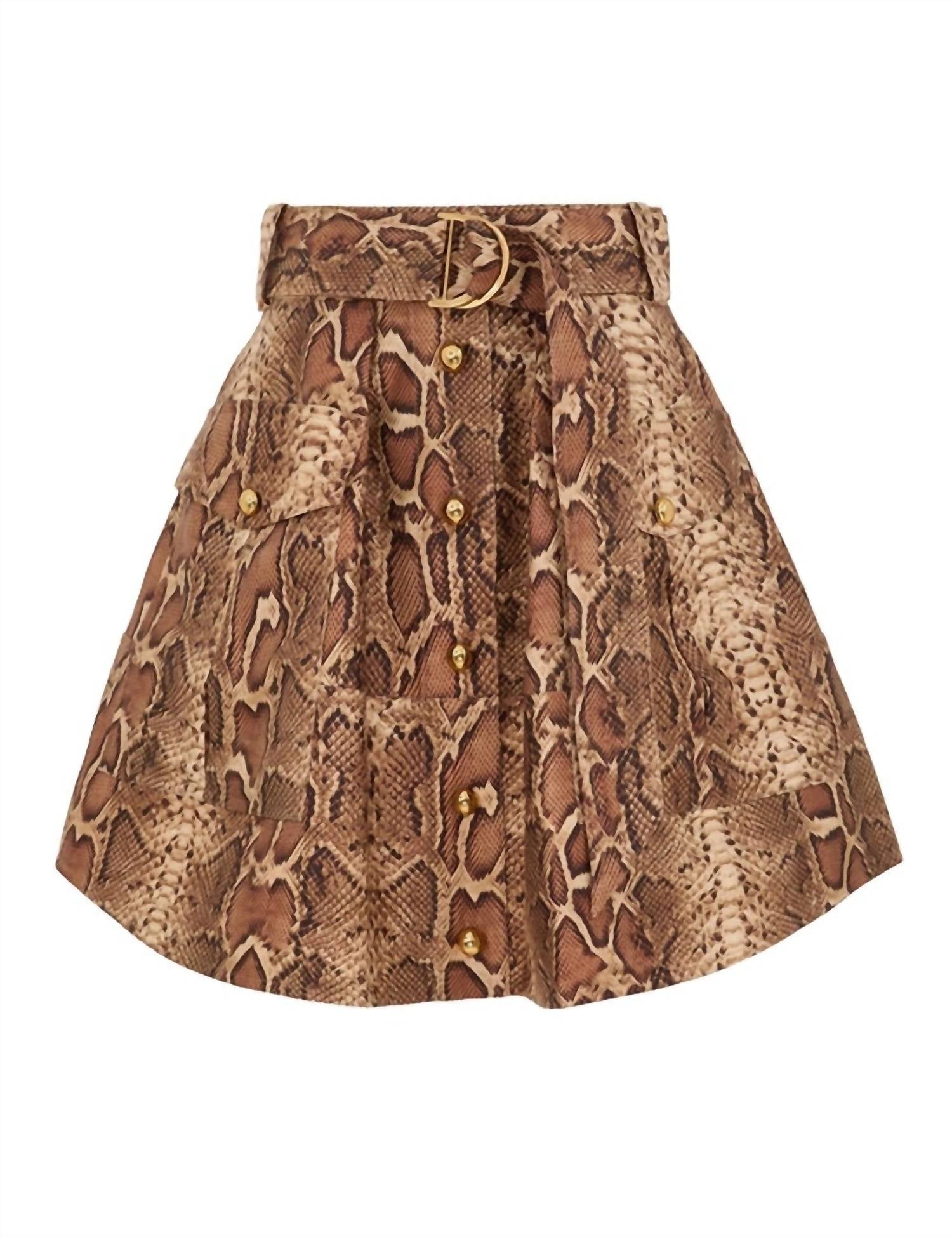 Zimmermann - Women's Hypnotic Utility Mini Skirt