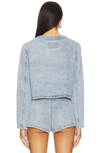 Amanda Uprichard - Long-sleeve Braswell Top
