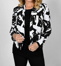 LONG SLEEVE FAUX POCKET JACKET