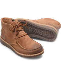 Born Women's Analia Moc-toe Ankle Boot in tan - women's shoe - alternate view
