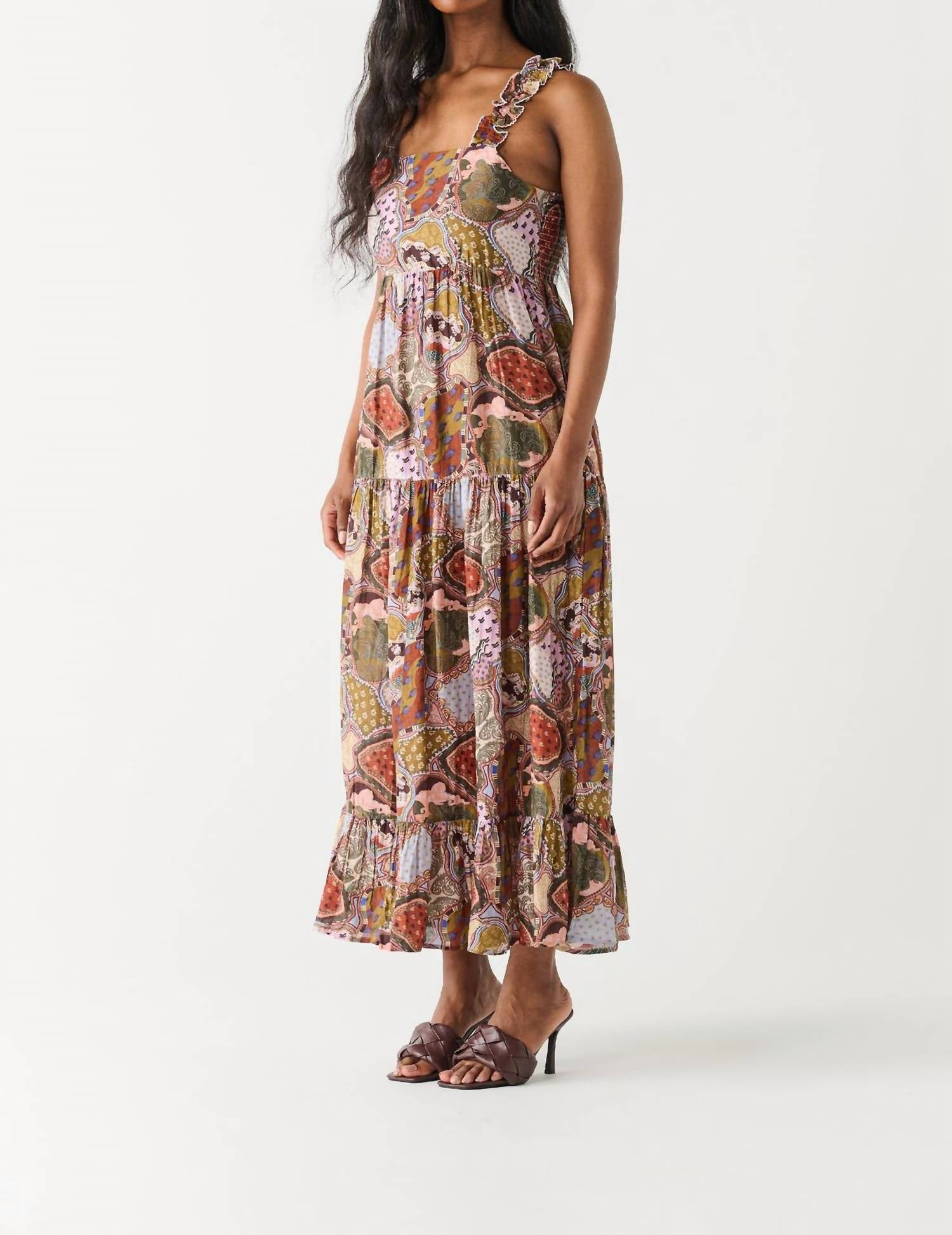 Dex - TIERED MAXI DRESS