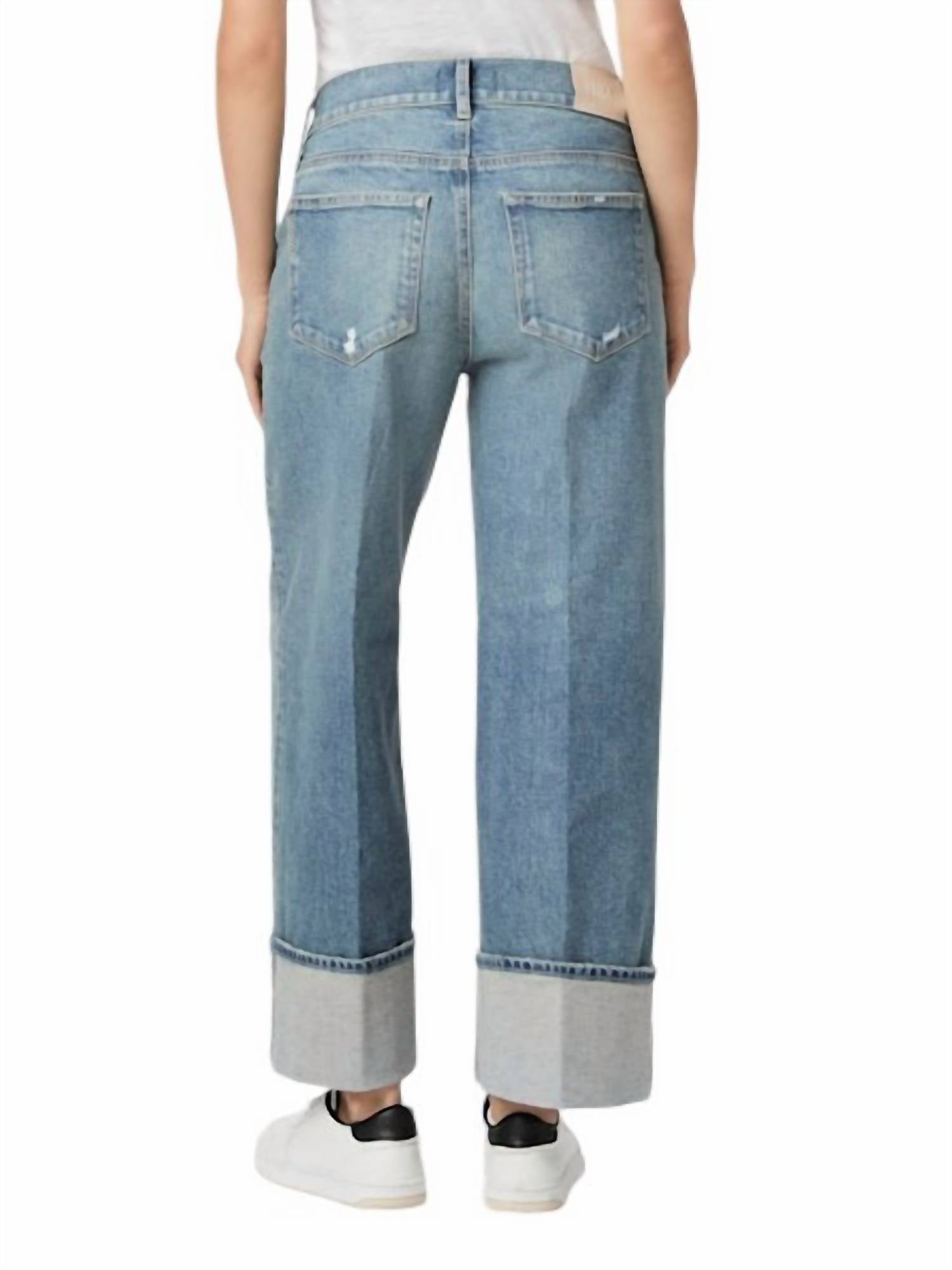 Paige - Sasha Ankle Maternity with Wide Cuff Jeans