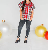 Layerz Clothing - Noel Patterned Top