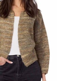 J. Society - Novelty Open Front Cardigan