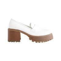 Mia - Women's Platform Dalilah Lug Sole Funky Loafers