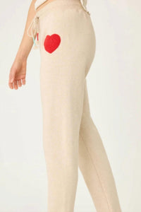 PJ Salvage Women's For The Mama Banded Pant in oatmeal - women's pants - alternate view