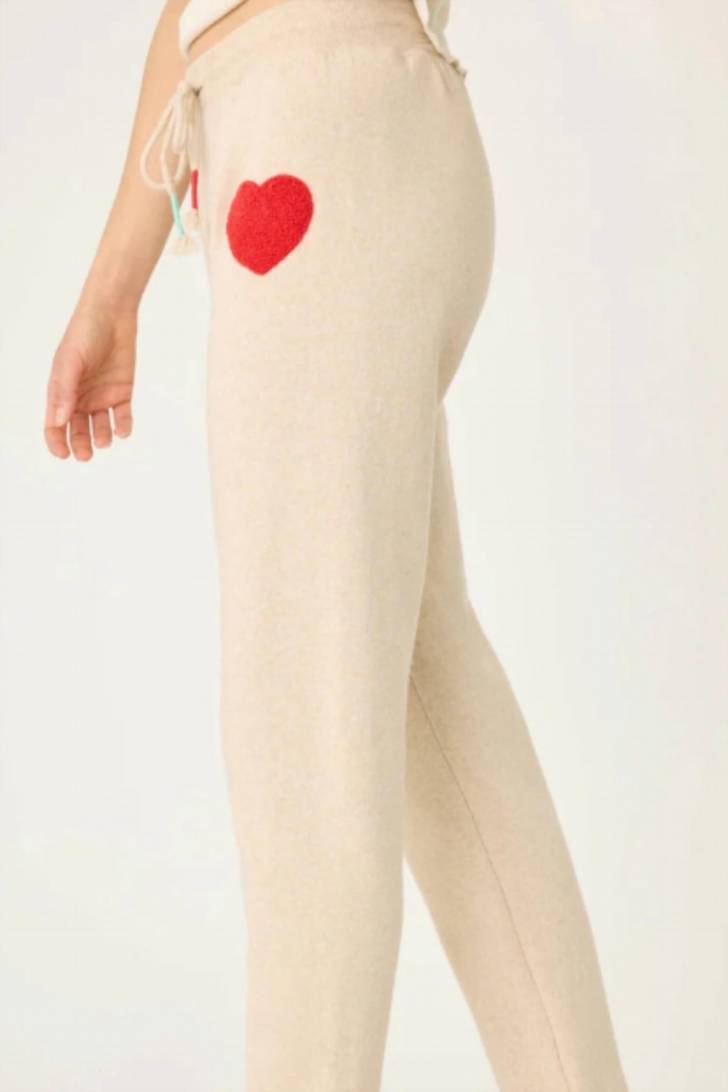 PJ Salvage Women's For The Mama Banded Pant in oatmeal - women's pants - alternate view