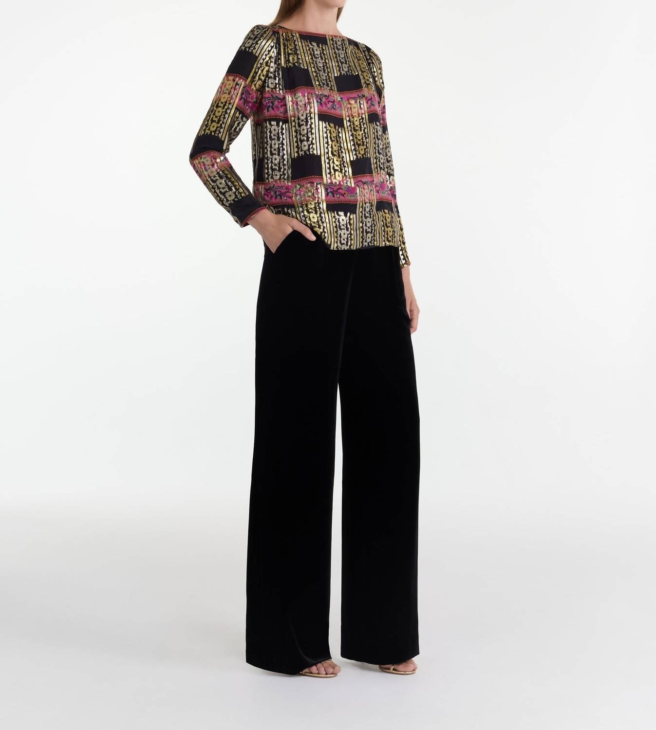 Saloni - Kerri Long Sleeve Top