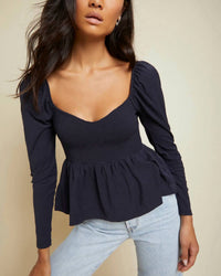Nation Ltd - Zoie Babydoll Tee Top