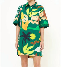 Oliphant - Collared Shirt Mini Dress