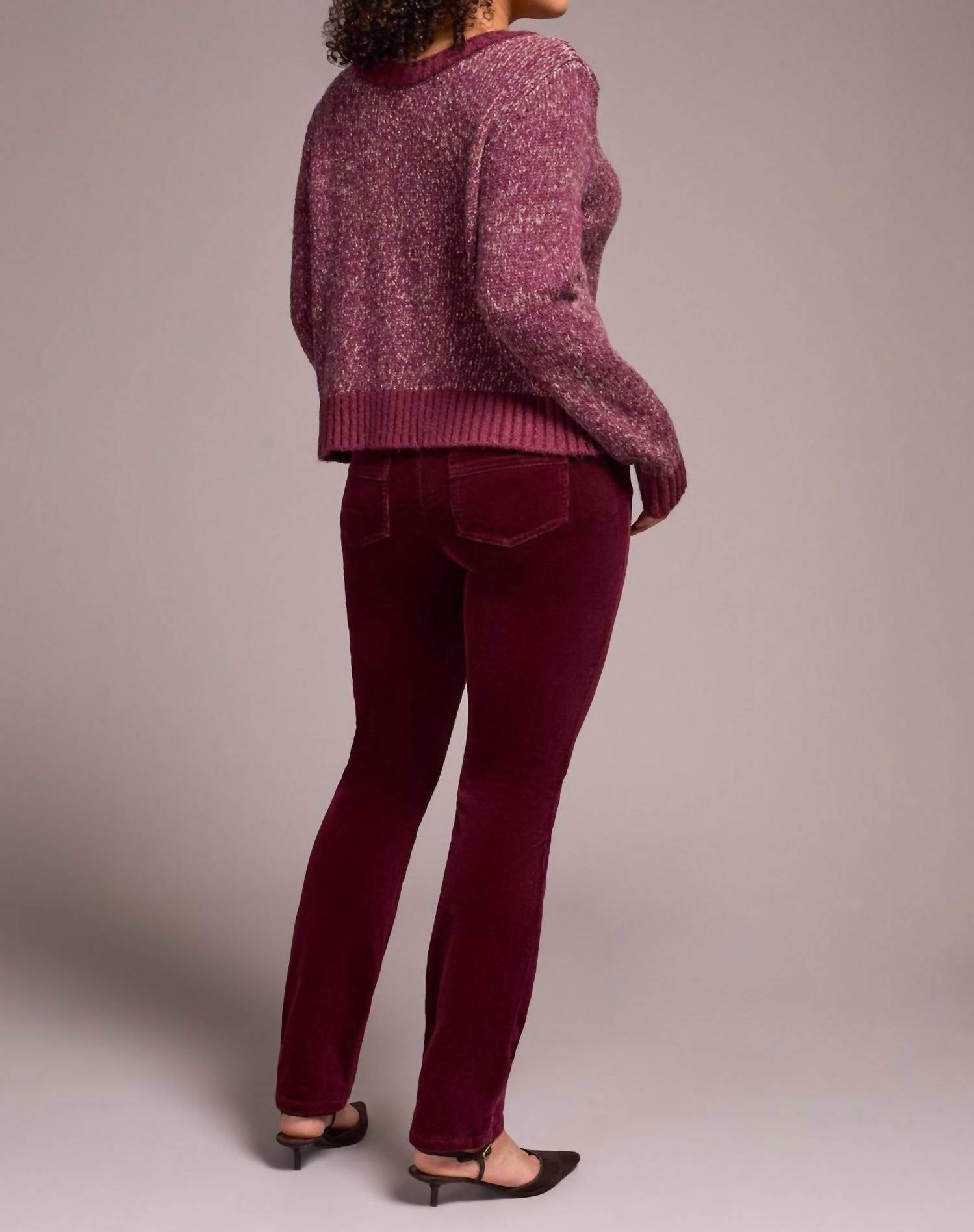Tribal - Stripe Long-sleeve Reversible Sweater