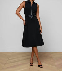 L'Agence - Kylo Shirt Midi Dress