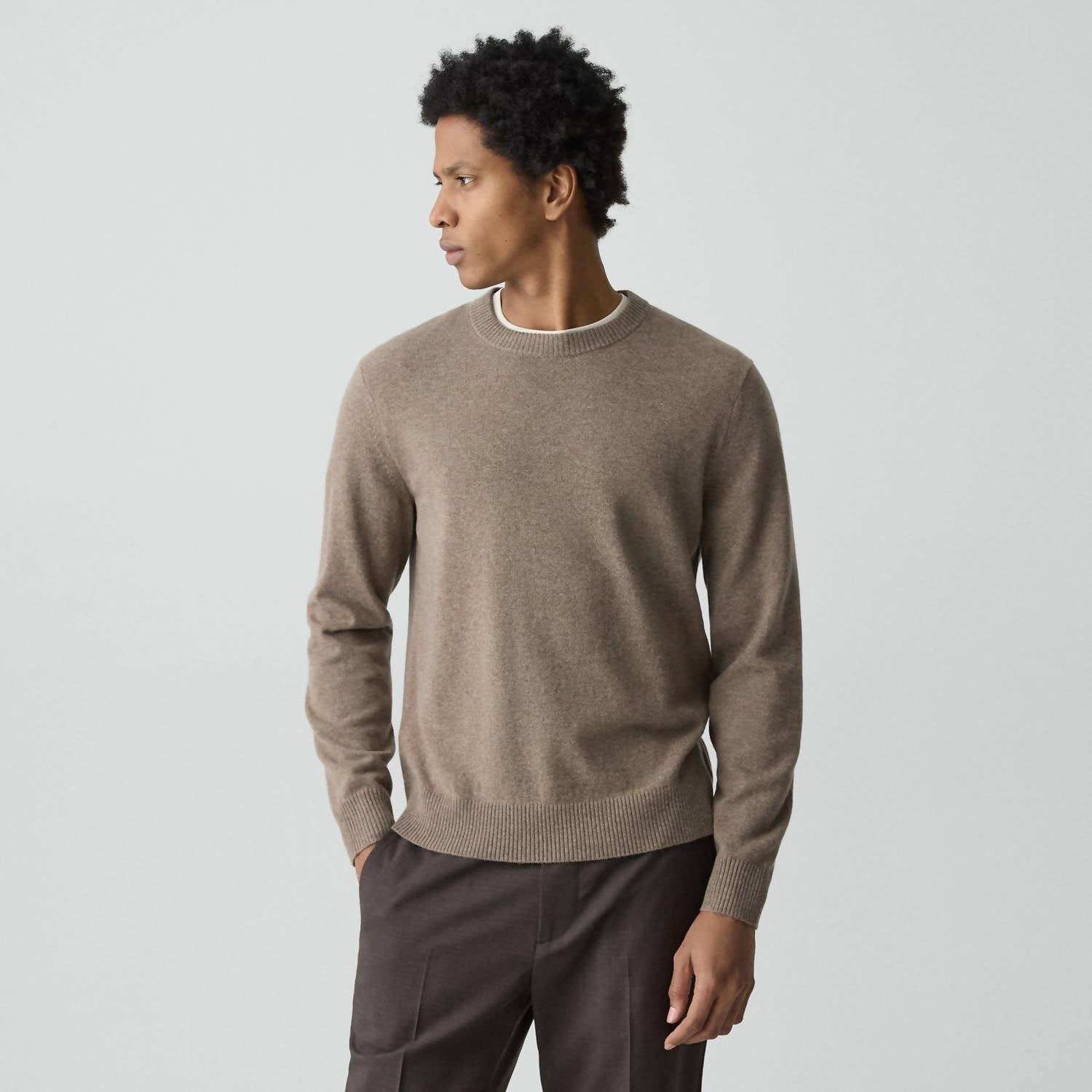 Theory - Men's Hilles Crew Cashmere Sweater