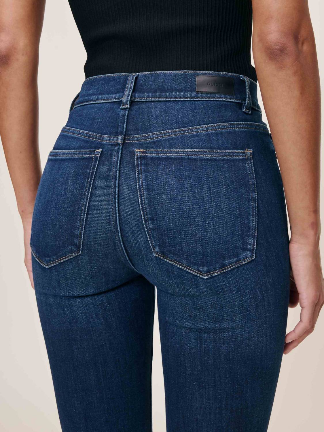 DL1961 - Women's Bridget High-rise Intasculpt 31.5" Boot Jeans in sea front - women's jeans - view 6