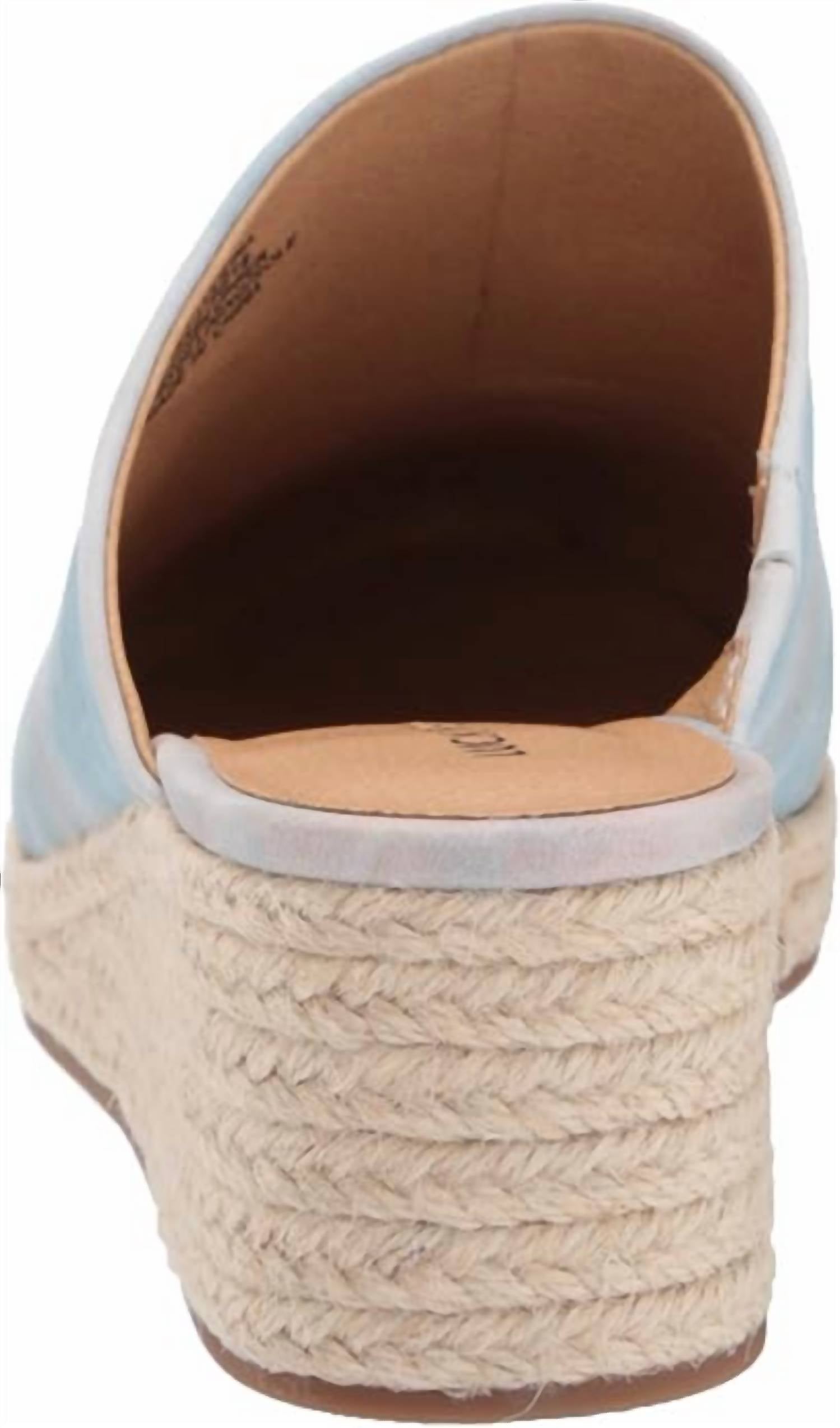 Lucky Shoes Women's Ombre Espadrille Wedge in multi - women's shoe - detail view