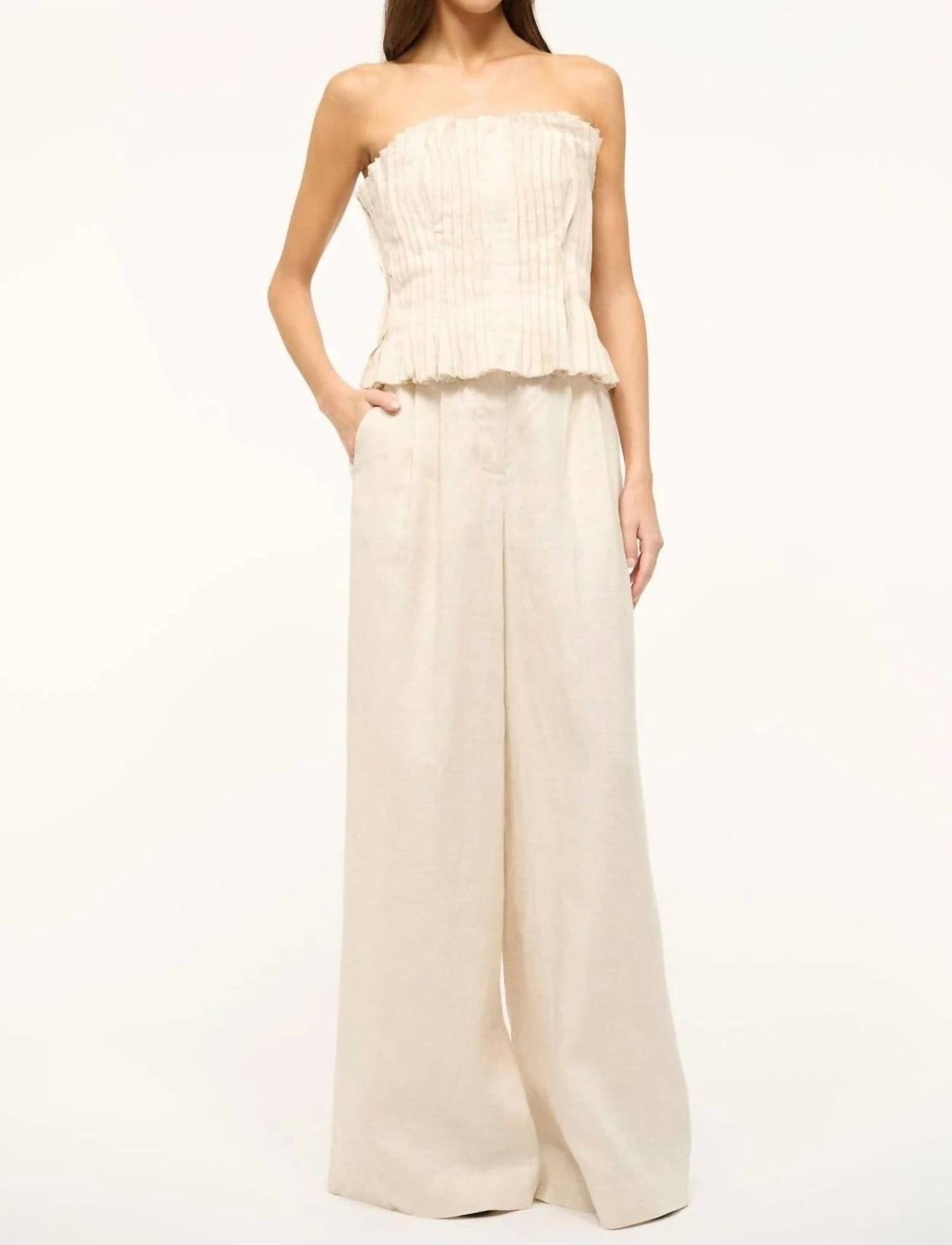 Staud - Sasha Linen Pant
