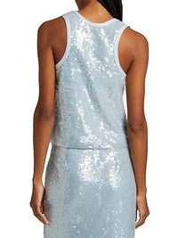 Ramy Brook - Chelsey Sequin-embellished Scoopneck Tank