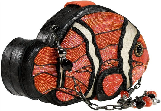 Mary Frances - Clowning Around Coral Fish Purse Hand Bag