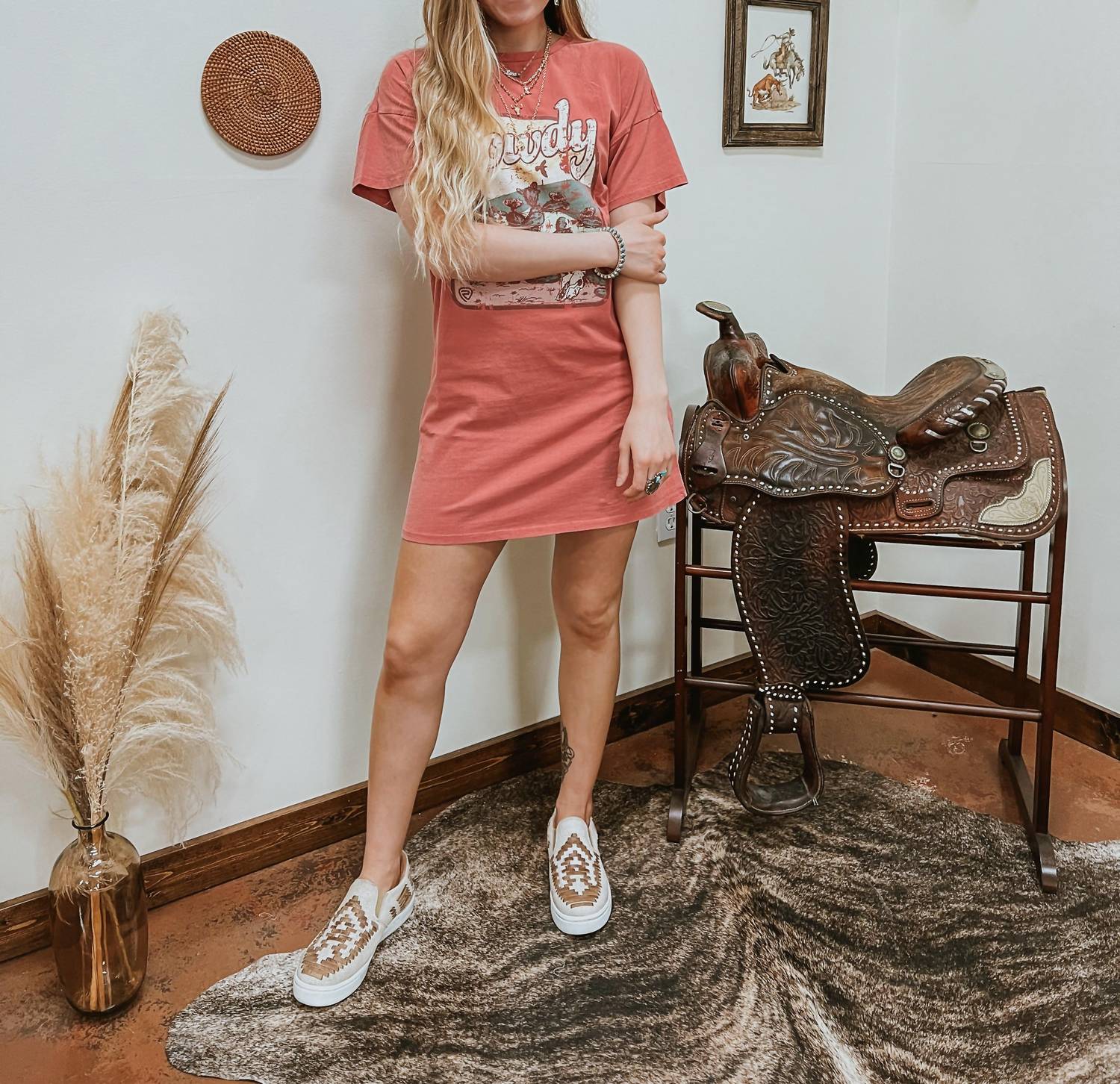 Rock & Roll Denim - Howdy T-shirt Dress