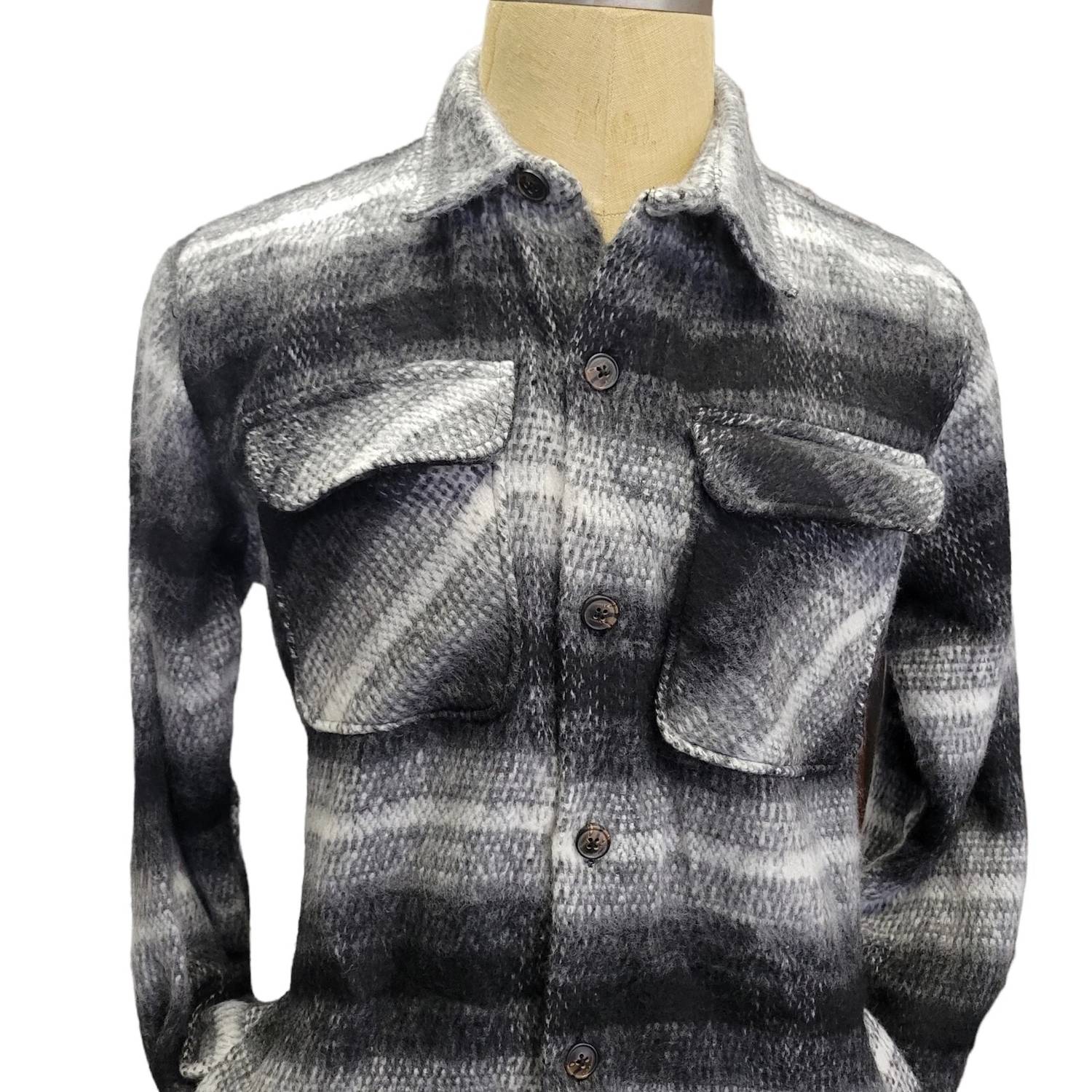 Rnt23 - Men's Cotton Polyester Shirt Jacket