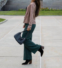 Grace And Lace - Pocketed Wide Leg Pants