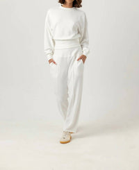 sundays Vivian Straight Leg Pants in coconut milk - women's pants