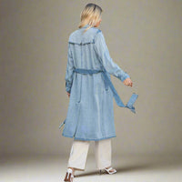 26 International - Windy City Tencel Trench Coat
