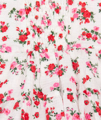 Flowers By Zoe - Dara Short Sleeve Floral Dress