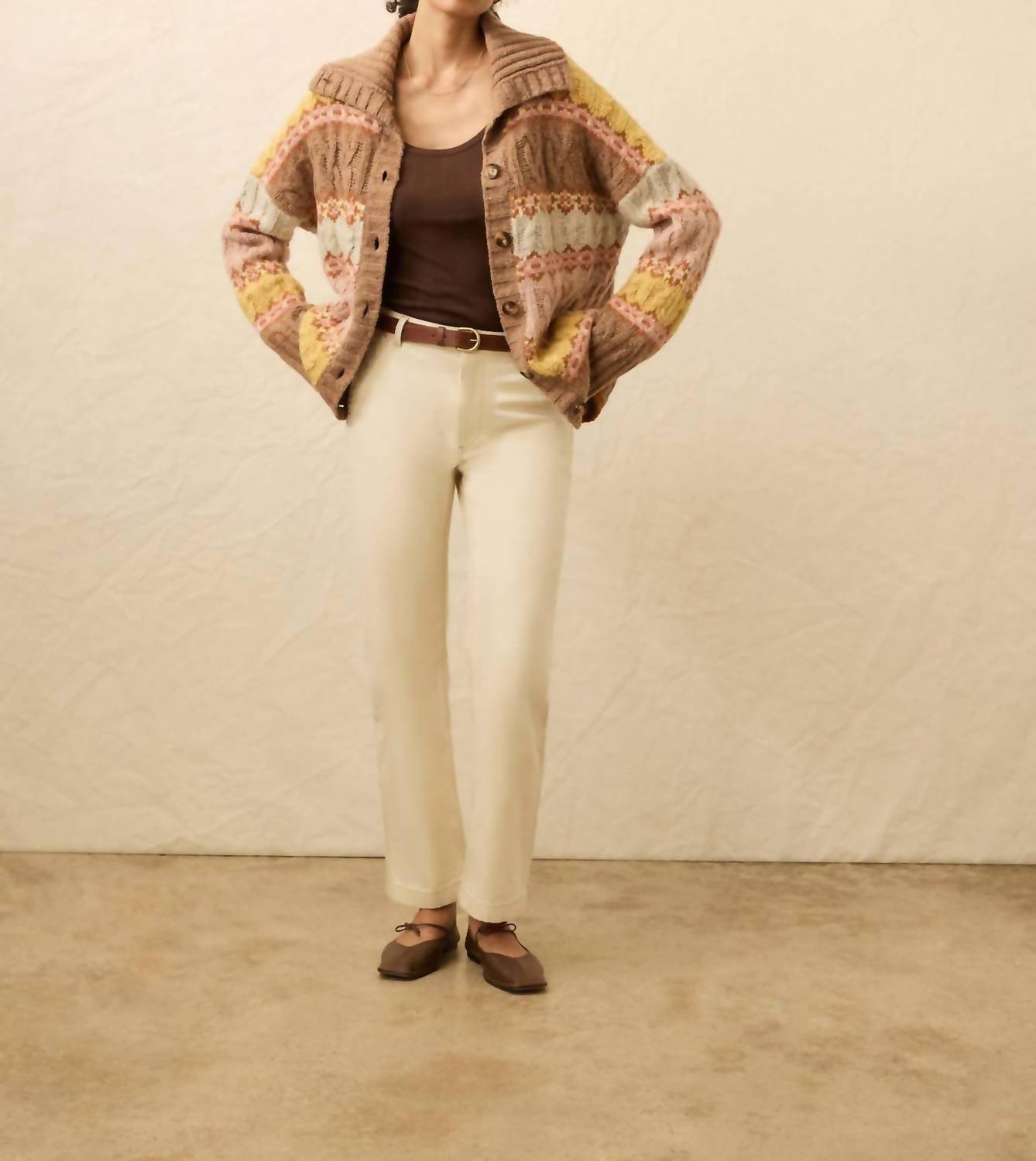 Faherty - Women's Highland Fairisle Cardigan