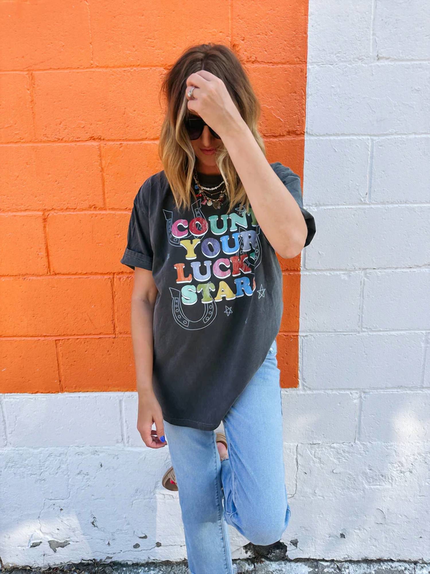 Etta & East - Count Your Lucky Stars Graphic Tee