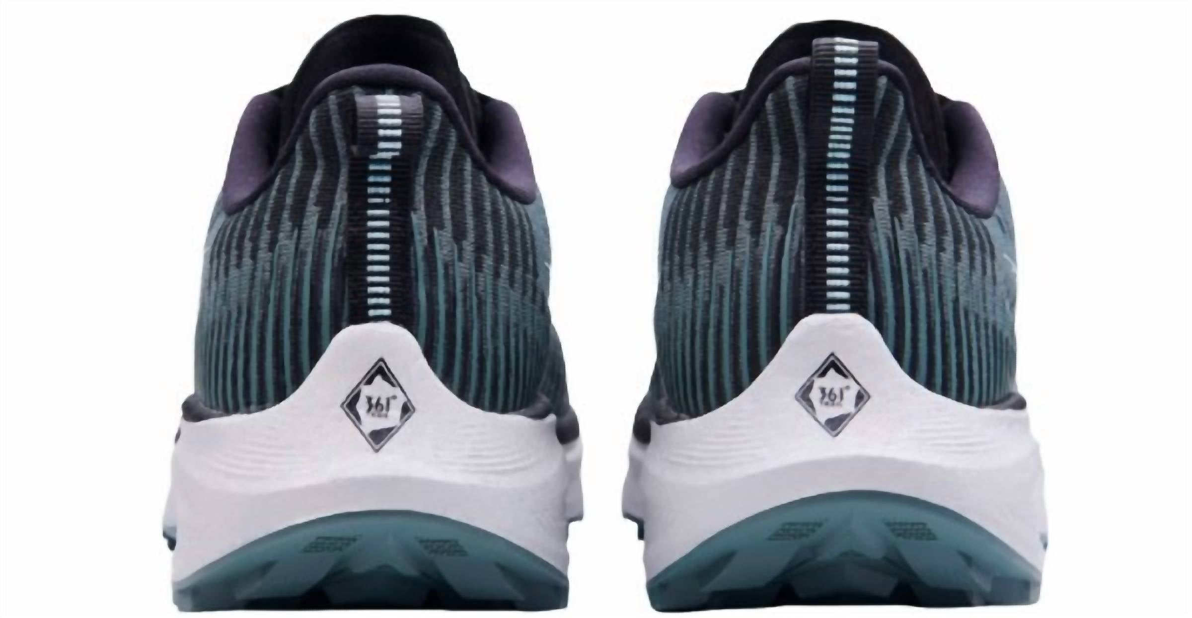 361 Degrees Women's Futura Trail Running Shoes in dark forest blue tint - women's sneaker - alternate view