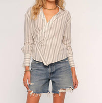 Heartloom - Elene Button-down Asymmetrical Shirt