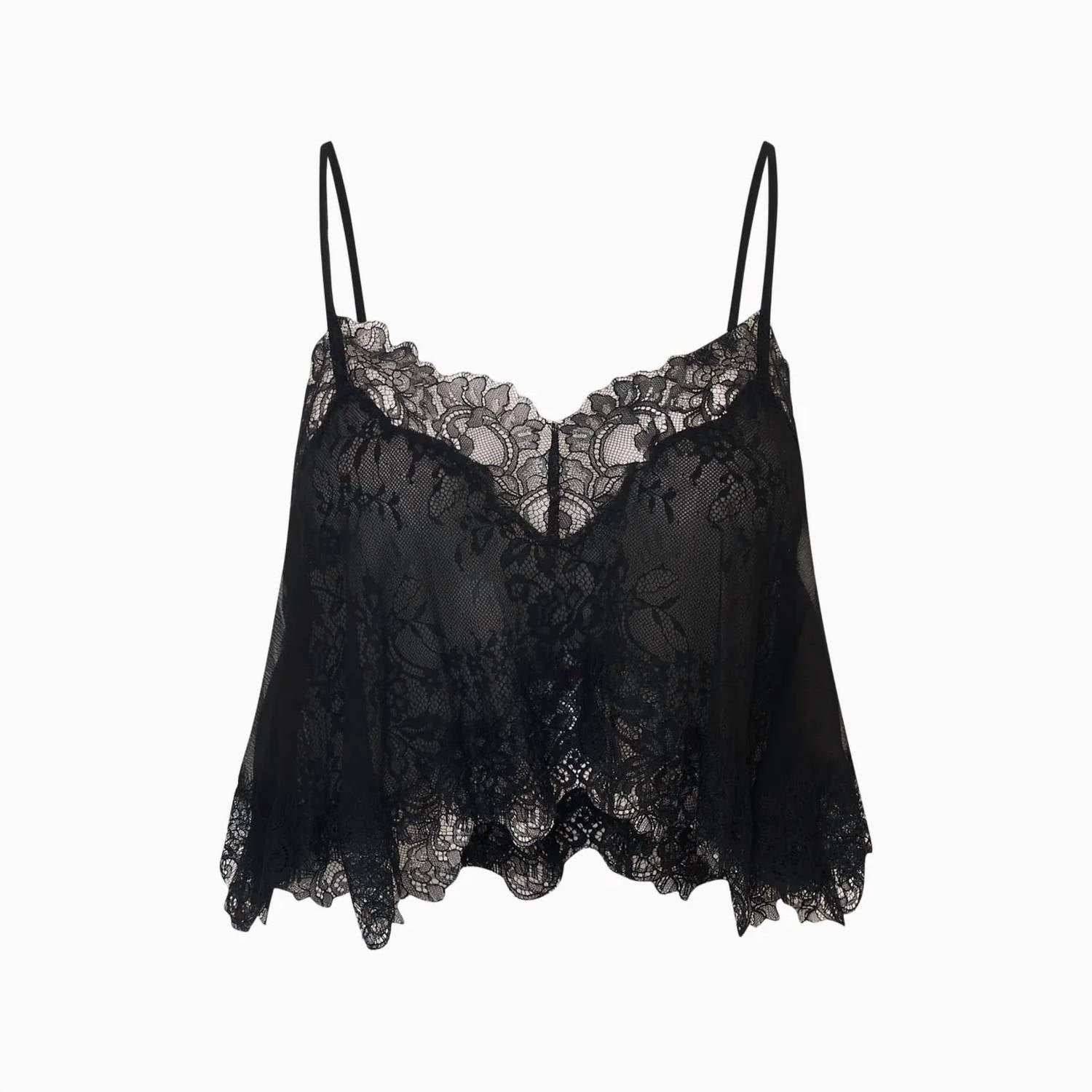 Loveshackfancy - Elysia Silk Lace Top