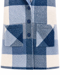 Charlie B - Plaid Bouclé Knit Tailored Coat
