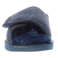 Lamo Women's Open Toe Wrap Shoes in navy - women's flats - detail view