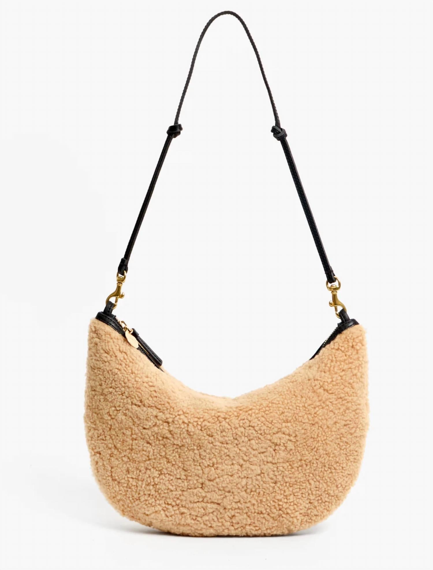 Clare V. - Women's Lune Shearling Shoulder Bag