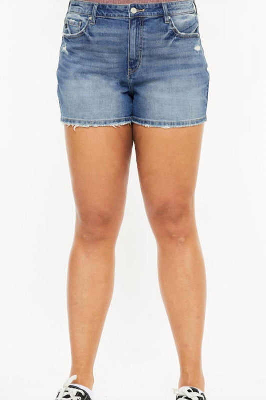 Kancan - High Rise Mom Shorts