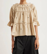 Merlette - Sol With French Knots Top