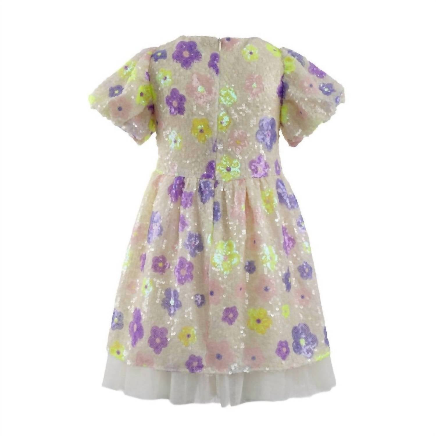 Lola + The Boys - Girls Daisy Sequin Dress