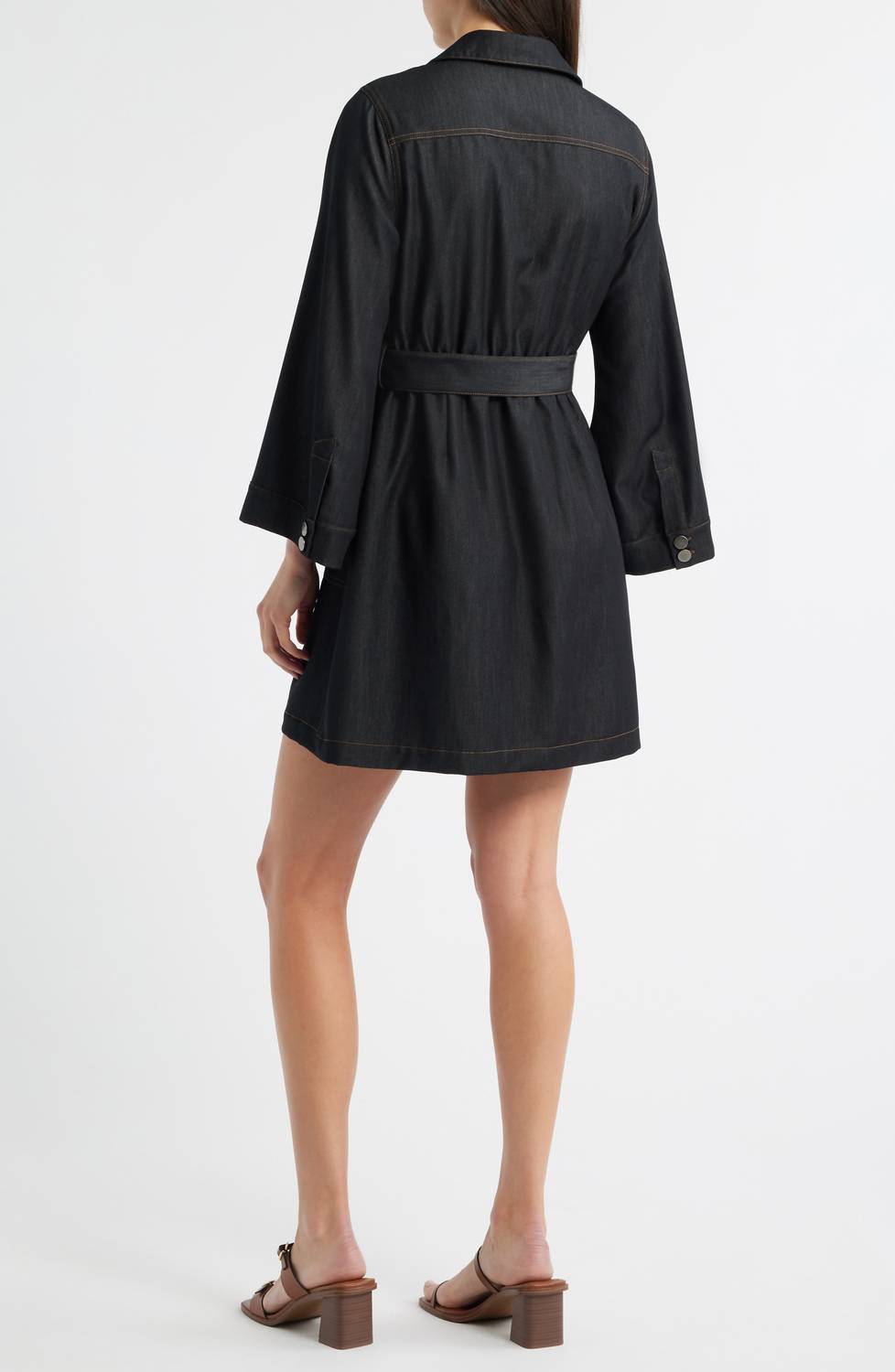 Ciebon - Franny Denim Button Down Mini Dress