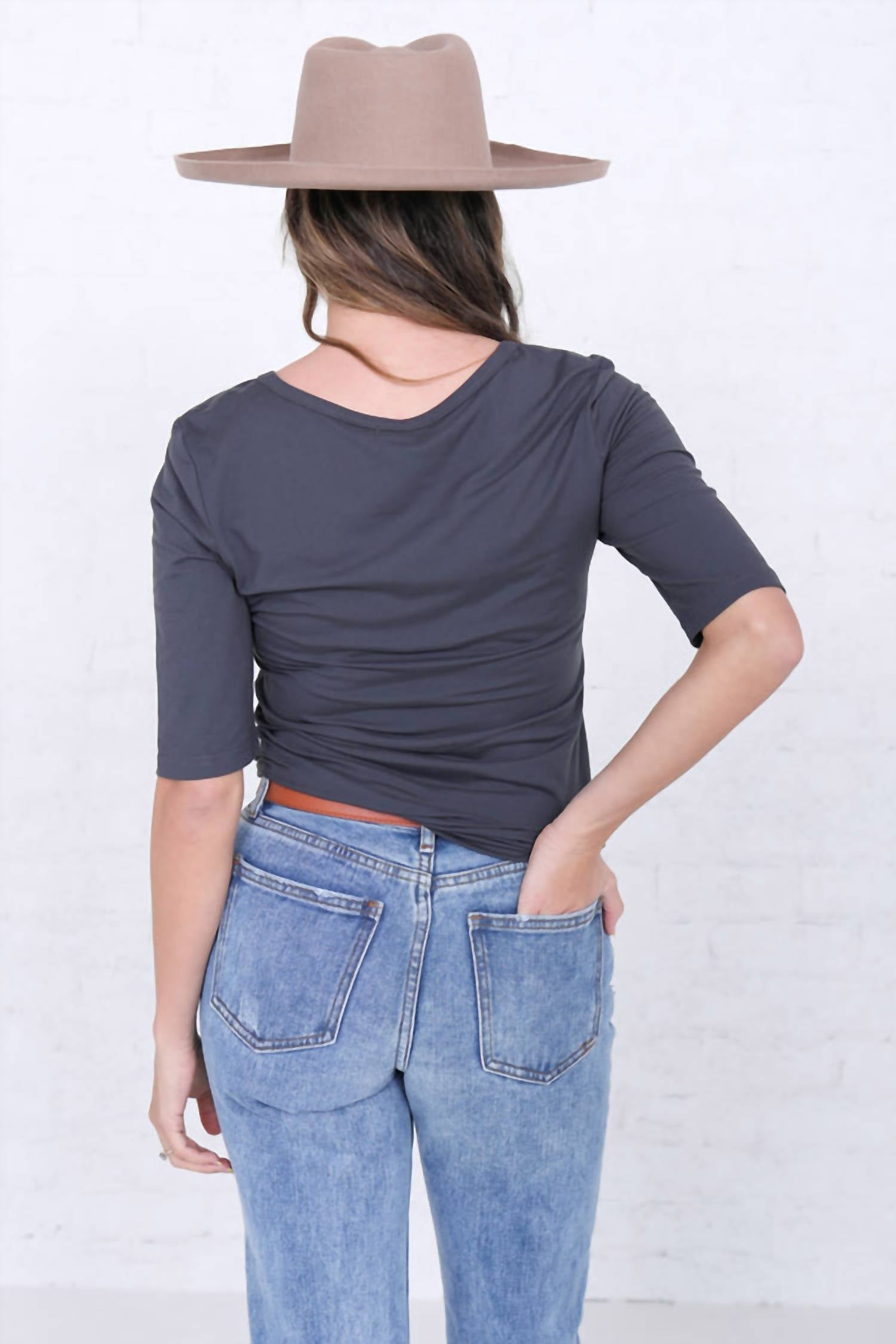 Mikarose - Half Sleeve Crew Neck Tee
